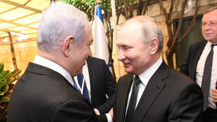 בנימין נתניהו, ולדימיר פוטין