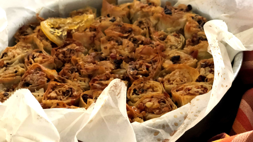 בקלאווה של ט"ו בשבט