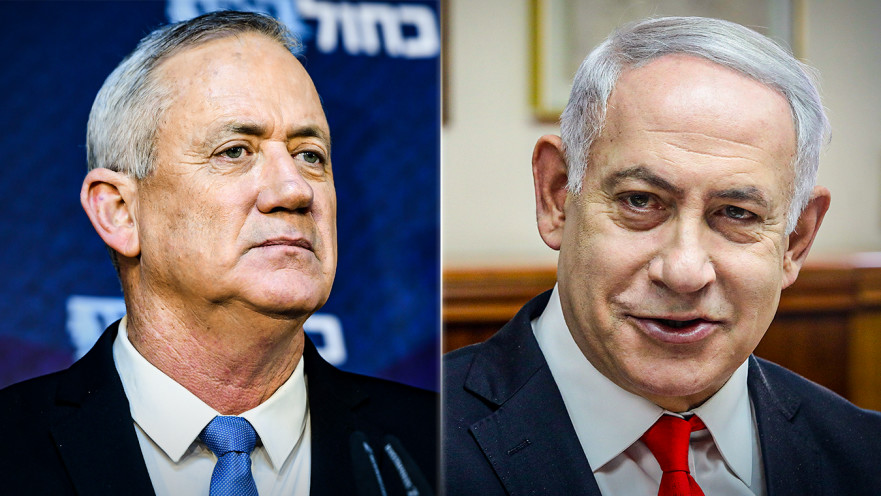 בנימין נתניהו, בני גנץ