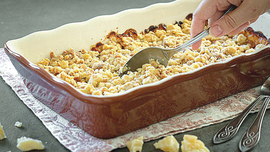 קראמבל עגבניות שרי וקשקבל