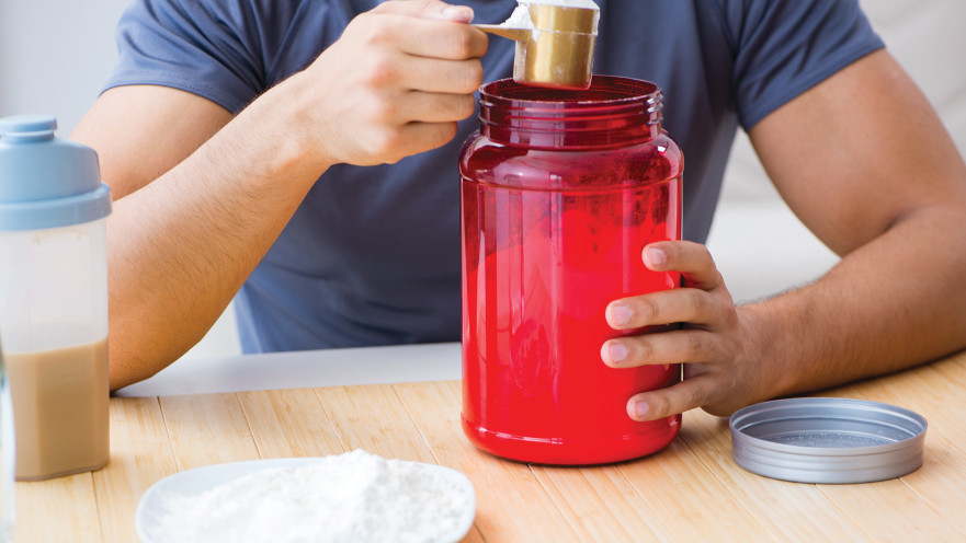 אבקת חלבון, אילוסטרציה