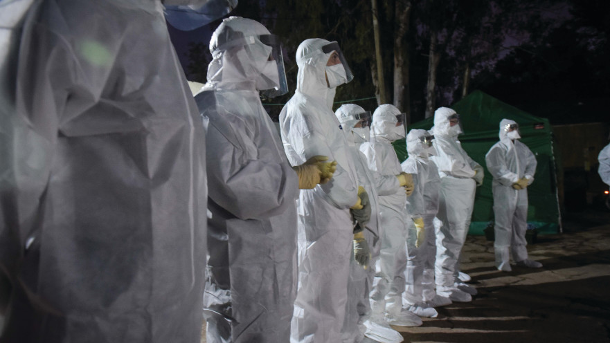 מתחם בידוד בבית החולים "שיבא"