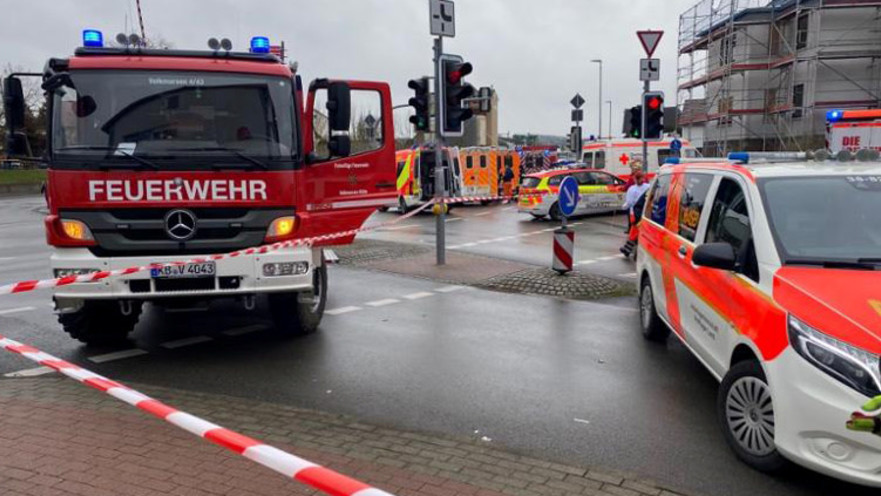 זירת האירוע בפולקמארסן, גרמניה