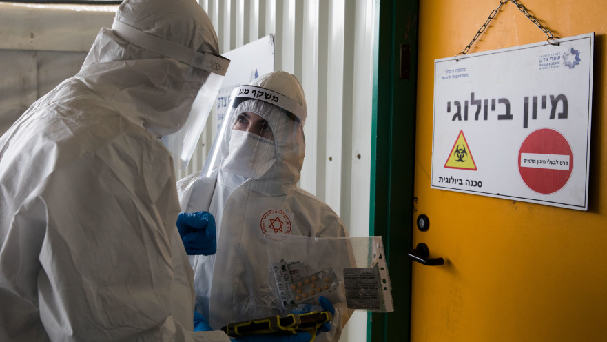 קורונה בישראל - למצולמים אין קשר לנאמר בכתבה 