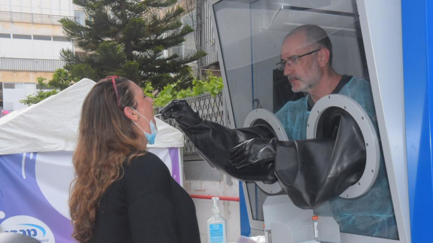 בדיקת קורונה בישראל