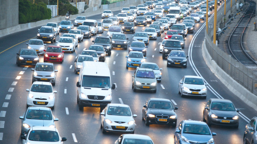 פקקי תנועה באיילון 