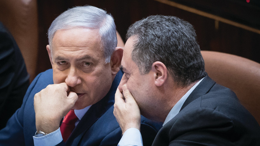 בנימין נתניהו וישראל כץ