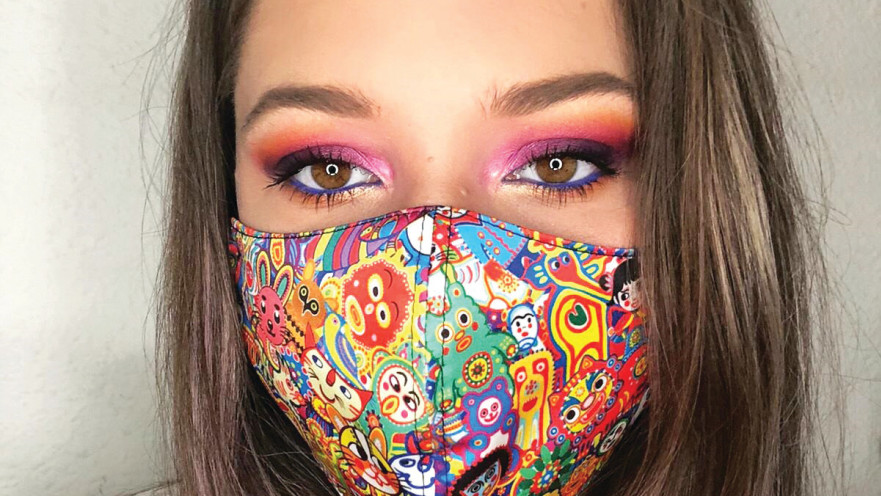 מתאפרים גם עם המסיכה. איפור: שרון גולדפרב לירין שחף