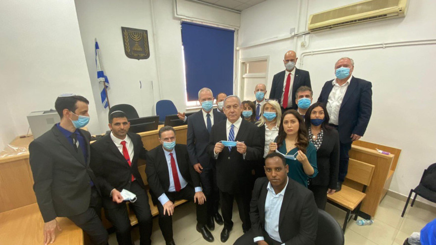 חברי הכנסת מהליכוד עם נתניהו בביהמ"ש