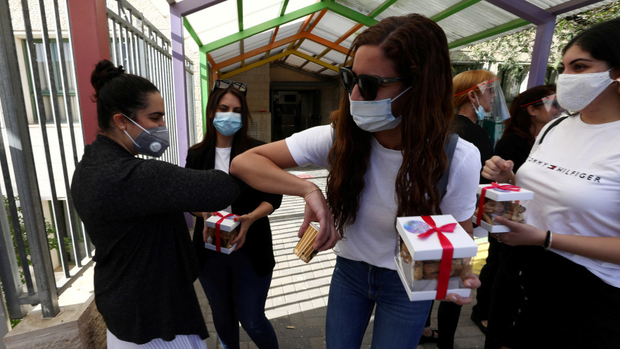 קורונה בישראל - חטיבת ביניים נפתחת מחדש במעלה אדומים 