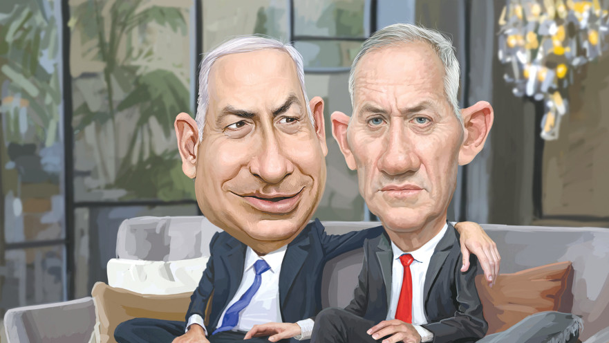 בני גנץ, בנימין נתניהו