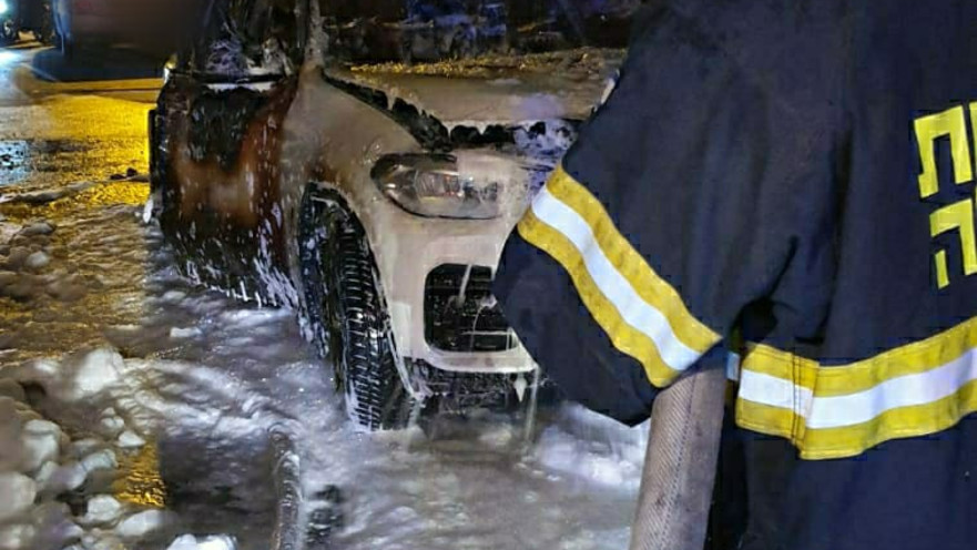 הצתת רכבו של ראש עיריית קלנסווה