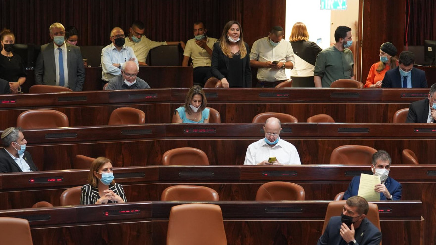 ההצבעה במליאת הכנסת על דחיית התקציב