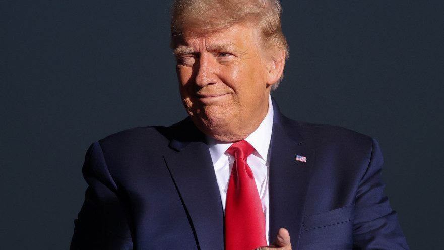 דונלד טראמפ בעצרת תמיכה בנבאדה