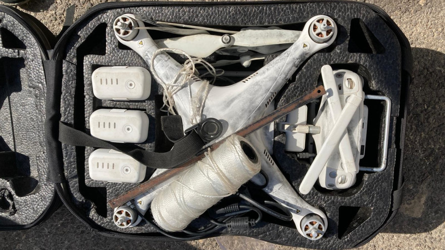 הרחפן שנתפס סמוך לבית הסוהר