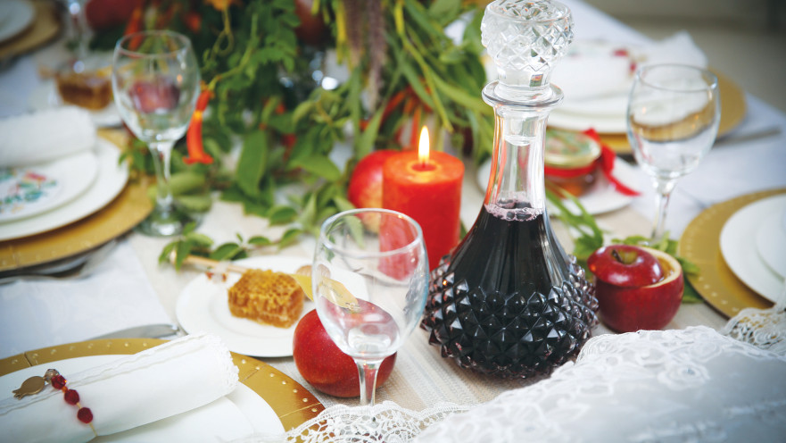 שולחן ראש השנה, אילוסטרציה