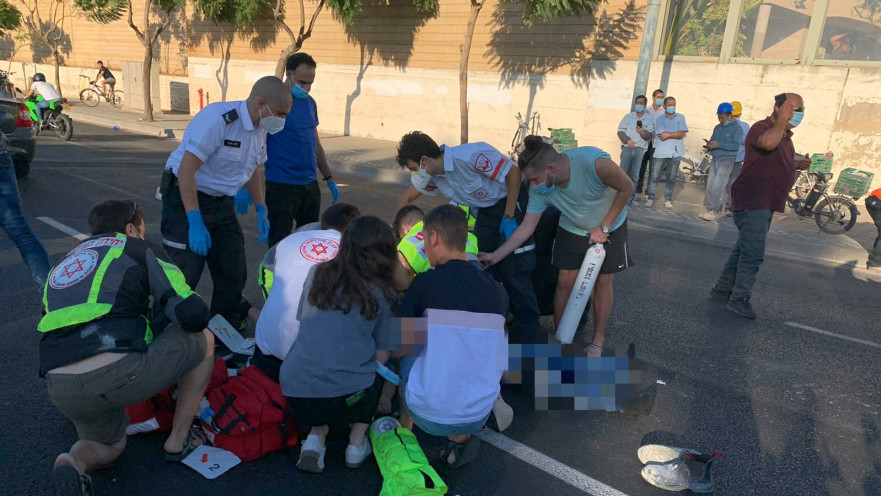 זירת התאונה והרצח 