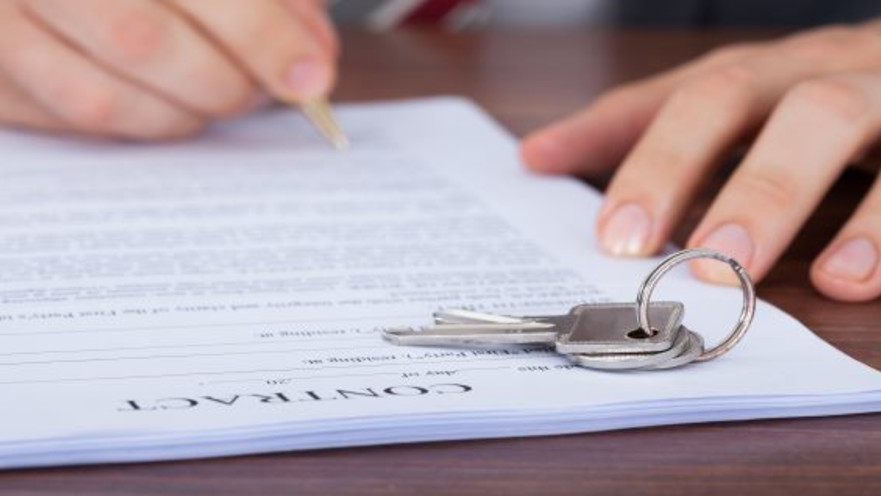 חתימת הסכם שכירות