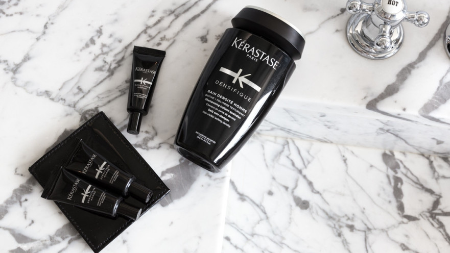 סדרת Densifique homme הכוללת שמפו ואמפולות, קרסטס