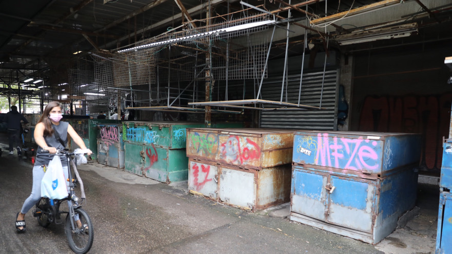 שוק הכרמל סגור בגלל הקורונה 