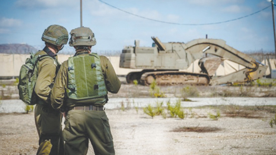 חיילי צה"ל בגבול הצפון, סמוך לזירת המטענים
