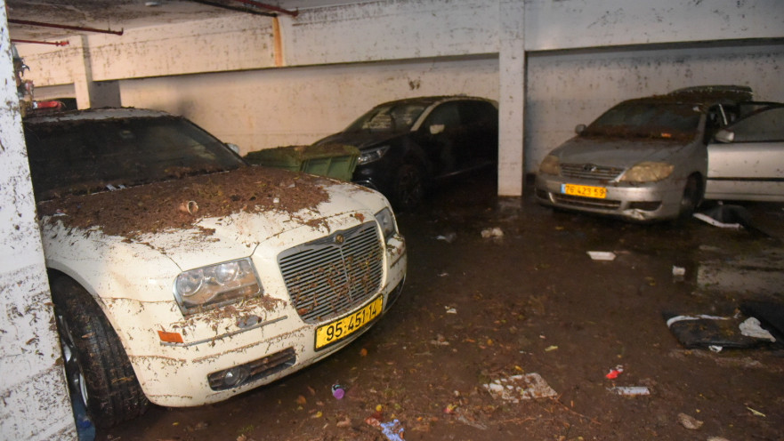 החניון שהוצץ באסון המעלית