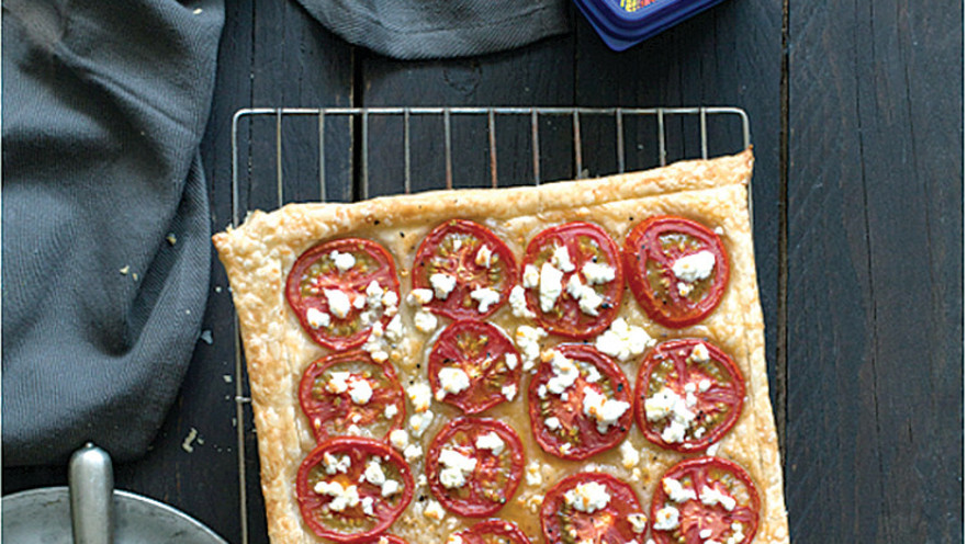 טארט עגבניות וגבינת פטה