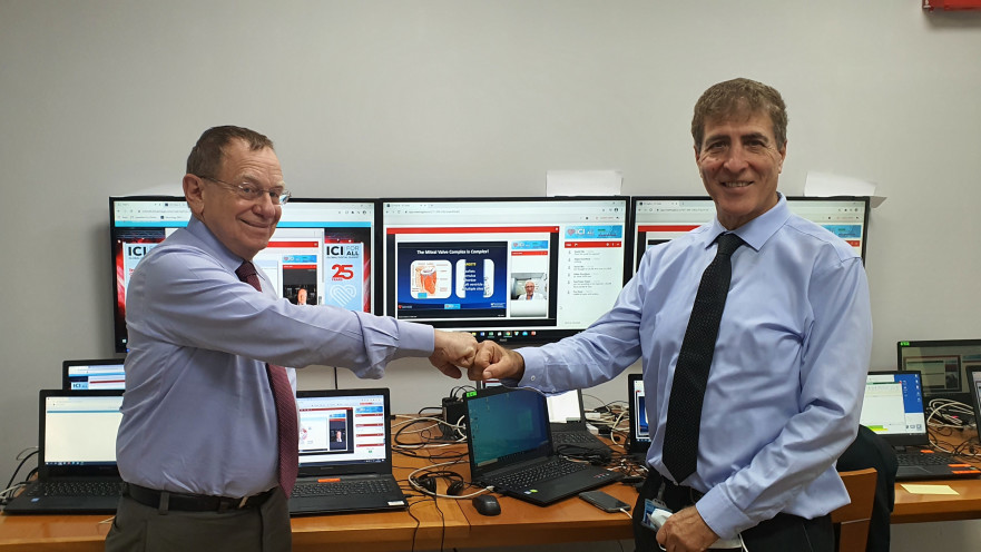 פרופ' חיים לוטן ופרופ' רפי ביאר