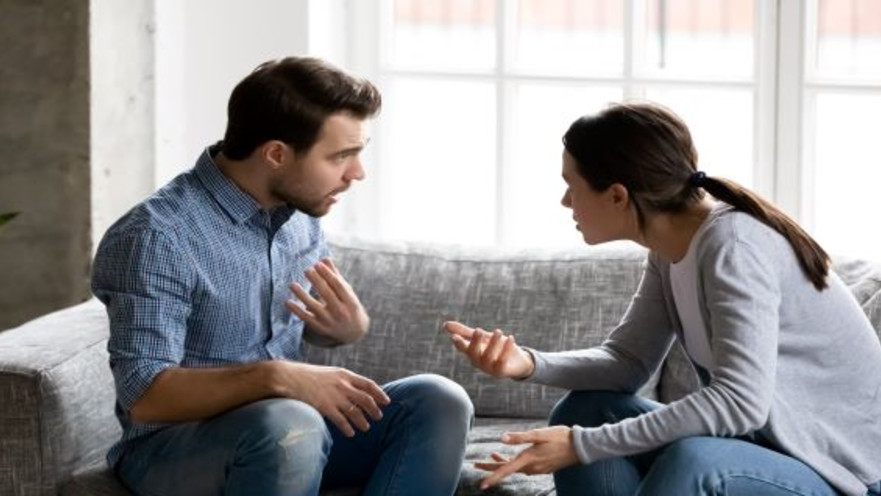 ויכוח בין בני זוג, אילוסטרציה (למצולמים אין קשר לנאמר בכתבה, 