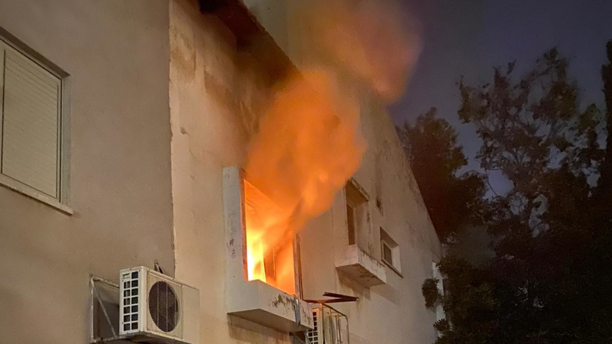 שריפה בדירה ביפו