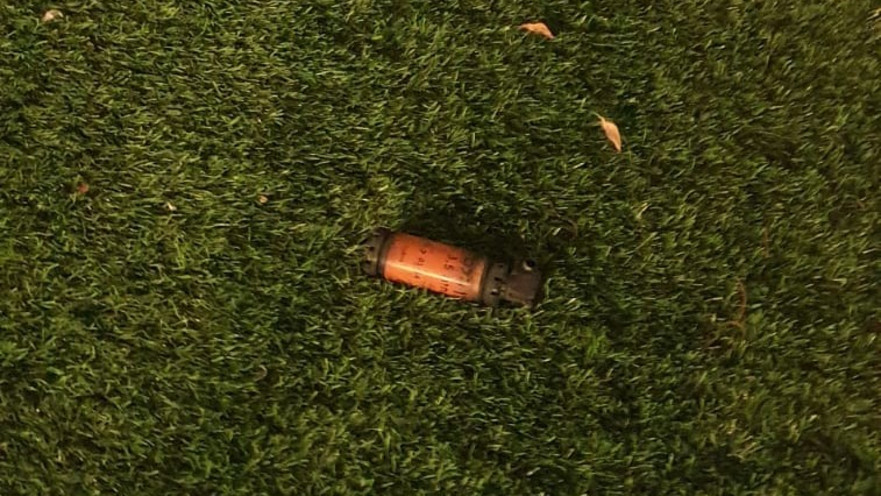 רימון ההלם שהושלך סמוך לביתה של ליאת שוחט