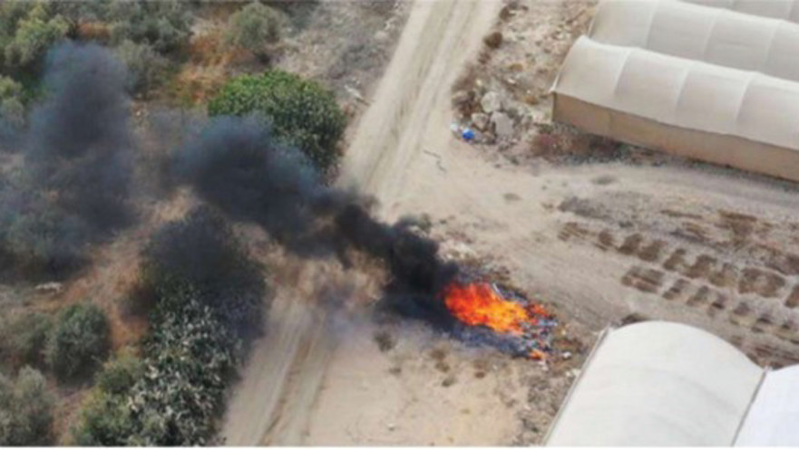 שריפת פסולת פיראטית