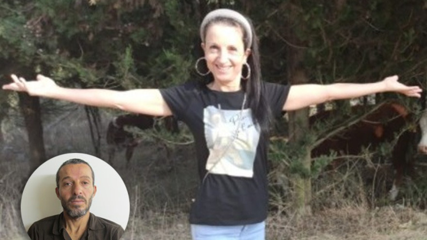 אסתר הורגן מימין, החשוד ברצח מוחמד כבהא בתמונה הקטנה