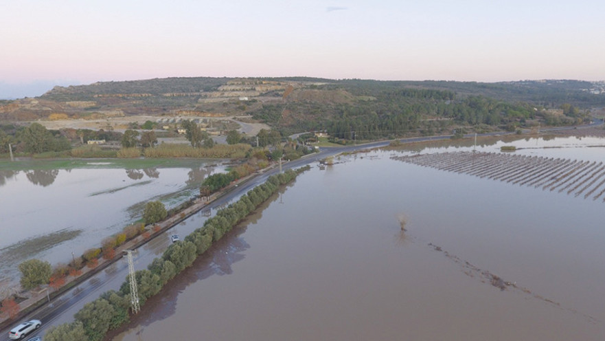 הצפות בגבעת עדה, ינואר 2020