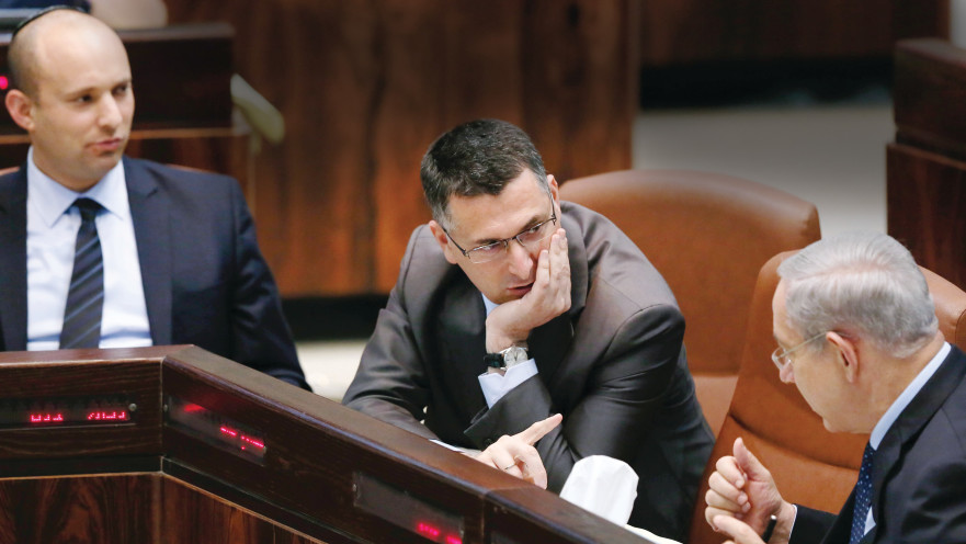 בנימין נתניהו, גדעון סער, נפתלי בנט