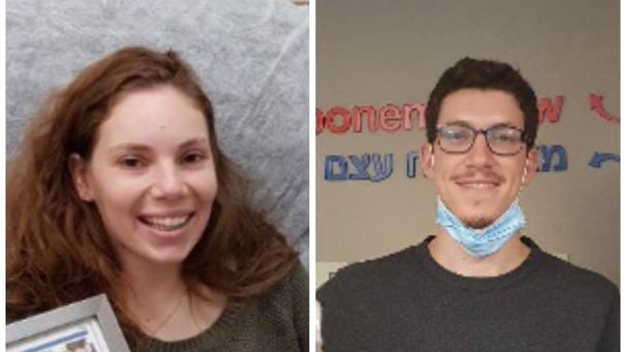 רואי (מימין) ויעל (משמאל) דר