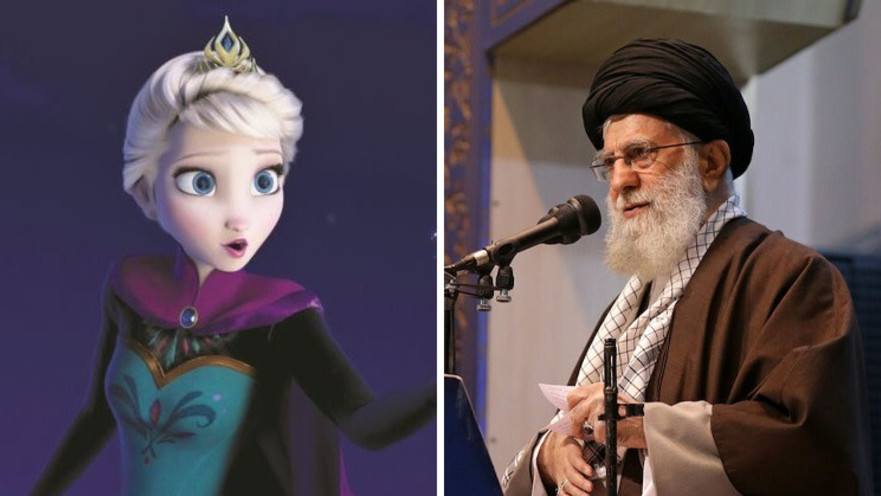 עלי חמינאי והנסיכה אלזה