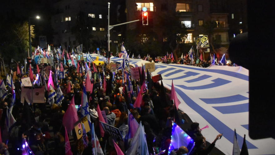 ההפגנות בבלפור, שבת אחרונה לפני הבחירות