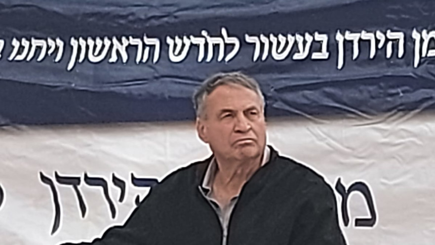 ח"כ אלוף (מיל') עוזי דיין בטקס 