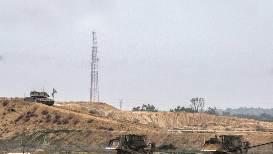 עבודות הנדסיות בגבול עזה