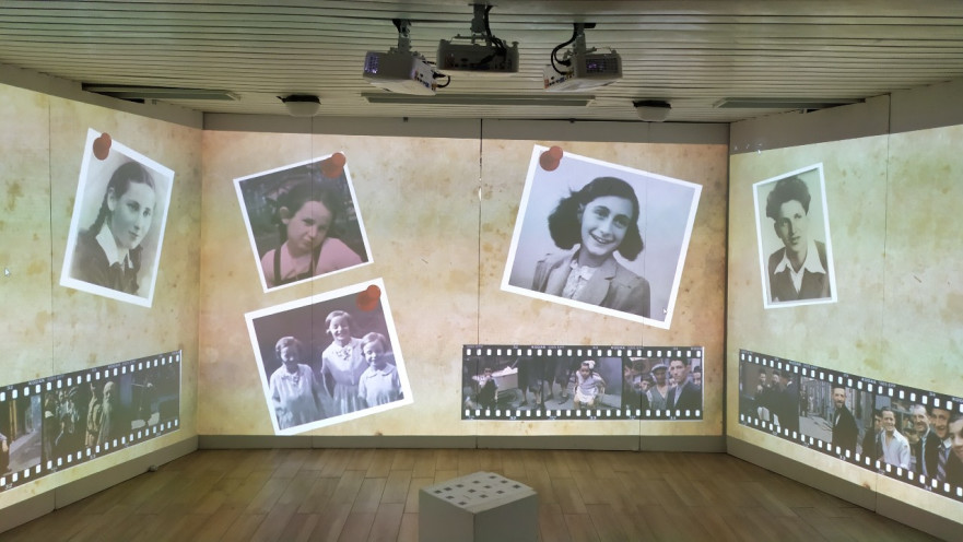 החדר האימרסיבי להנצחת זכרון השואה