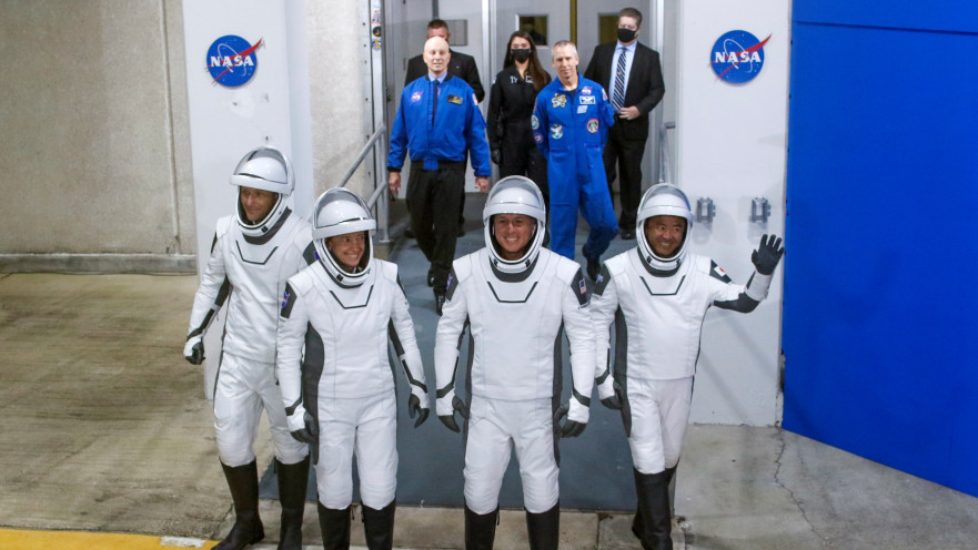 האסטרונאוטים מתכוננים לשיגור