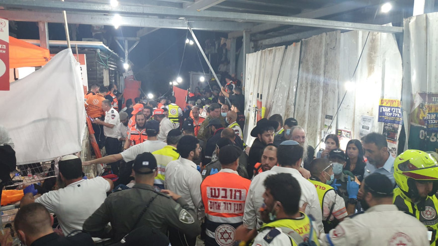 תיעוד הזירה בהר מירון