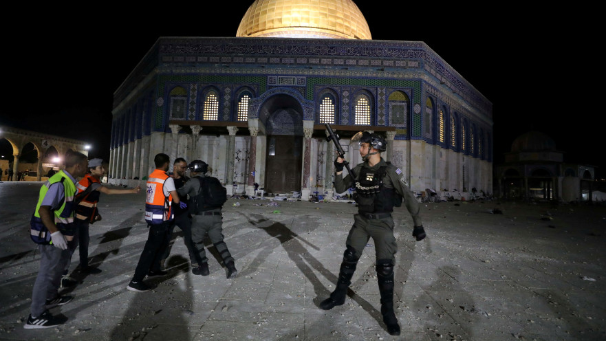 כוחות משטרה נערכים למהומות בהר הבית