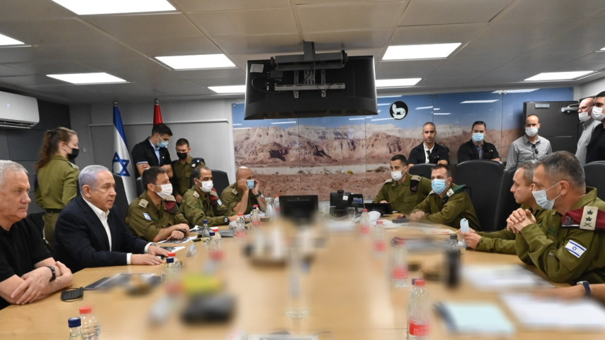 רה"מ נתניהו, שר הביטחון גנץ והרמטכ"ל כוכבי בהערכת מצב