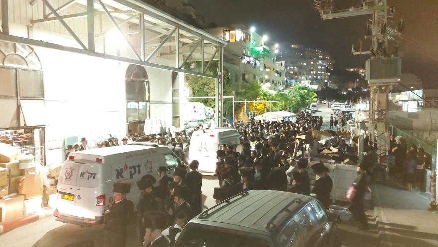 הלווית ההרוגים באסון קריסת הטריבונה בגבעת זאב