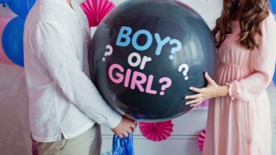 מסיבת חשיפת מין העובר, אילוסטרציה