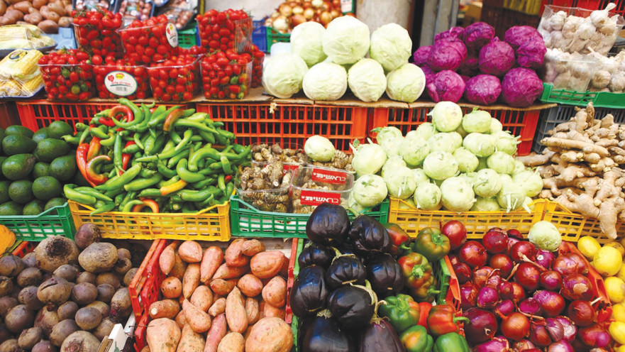 דוכן פירות וירקות 