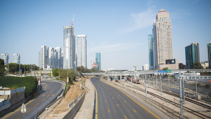 כבישי ישראל ריקים בסגר