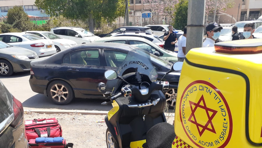 כוח מד"א בזירה (ארכיון)